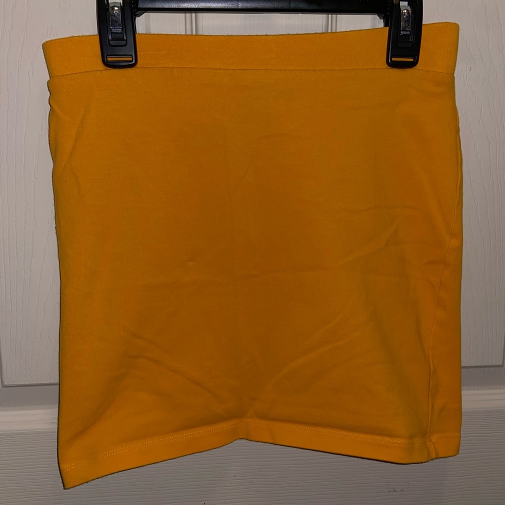 Forever 21 Bright Yellow Mini Skirt